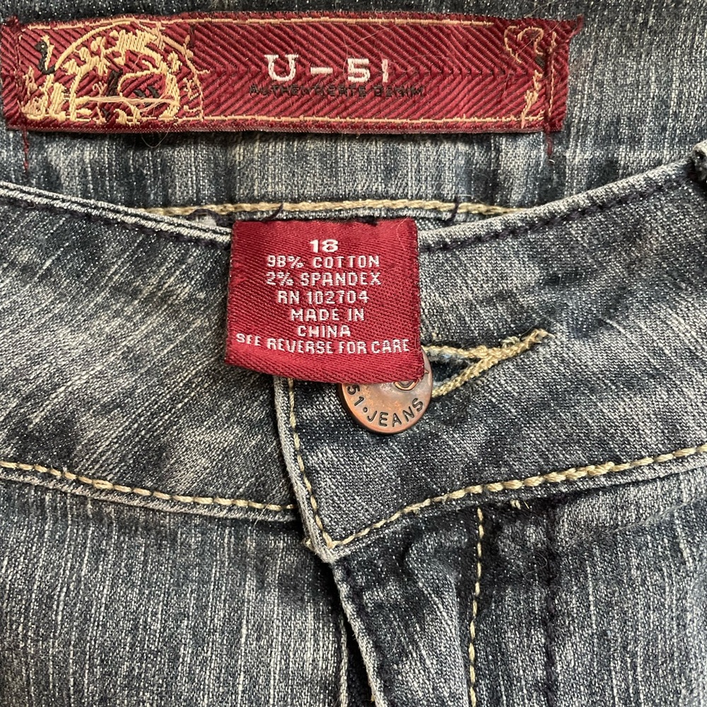 U-51 Classic Blue Denim Jeans Women’s Size 18 - Picture 3 of 3